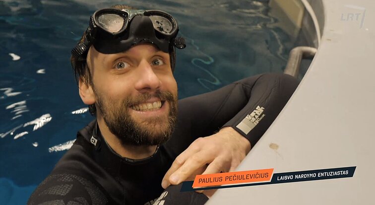 Laisvasis nardymas: neriame į šachtą!