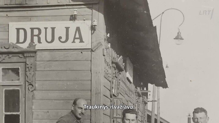 Siaurojo geležinkelio ruožas, jungiantis Drują su Drūkštu ir senovės lietuvių palikuonys