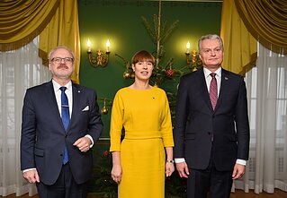 Gitano Nausėdos, Egilo Levito ir Kersti Kaljulaid susitikimas