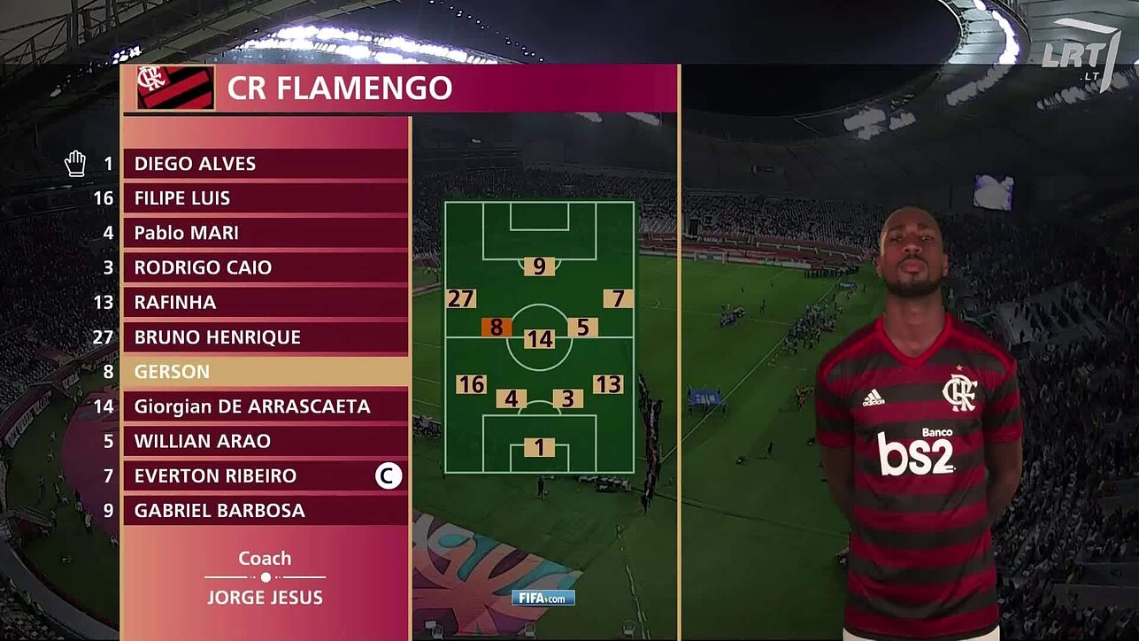 Fifa Klubų Pasaulio Taurė Pusfinalis Rio De Zaneiro Flamengo Rijado Al Hilal Lrt