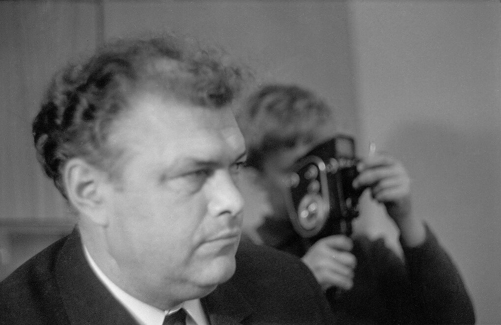 Eduardas Balsys su sūnumi Audriumi namuose