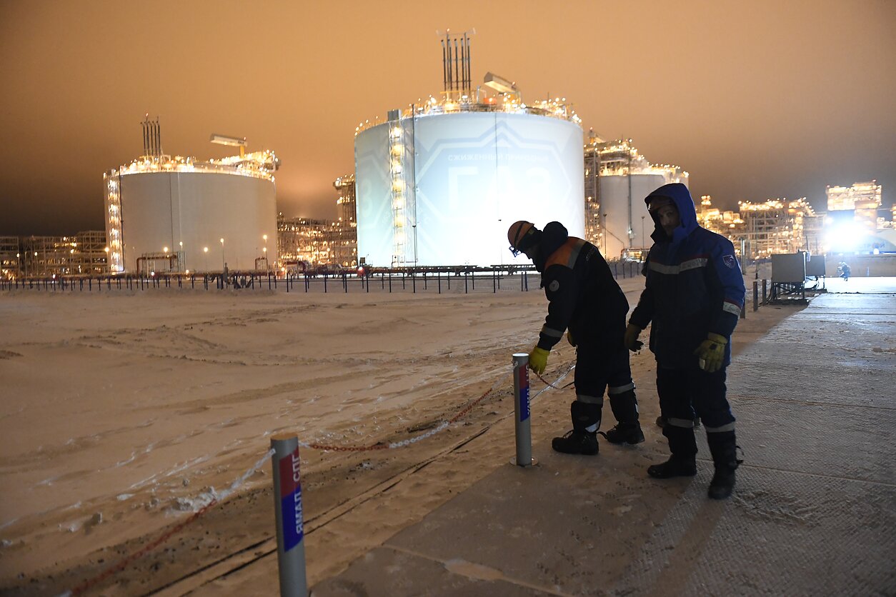 Russian LNG facility. Finland previously relied on Russian gas imports