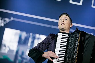 Martyno Levickio „Cinema“ žavėjo sostinės publiką: akordeono virtuozas uždainavo