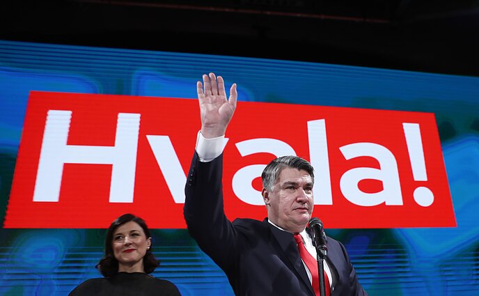 Kroatijos prezidentas Zoranas Milanovičius