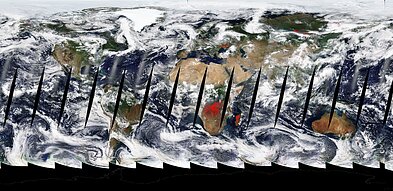 Pasaulio gaisrų žemėlapis 2020 m. sausio 7 d. (stopkadras iš https://worldview.earthdata.nasa.gov/) Pasaulio gaisrų žemėlapis 2020 m. sausio 7 d. (stopkadras iš https://worldview.earthdata.nasa.gov/)