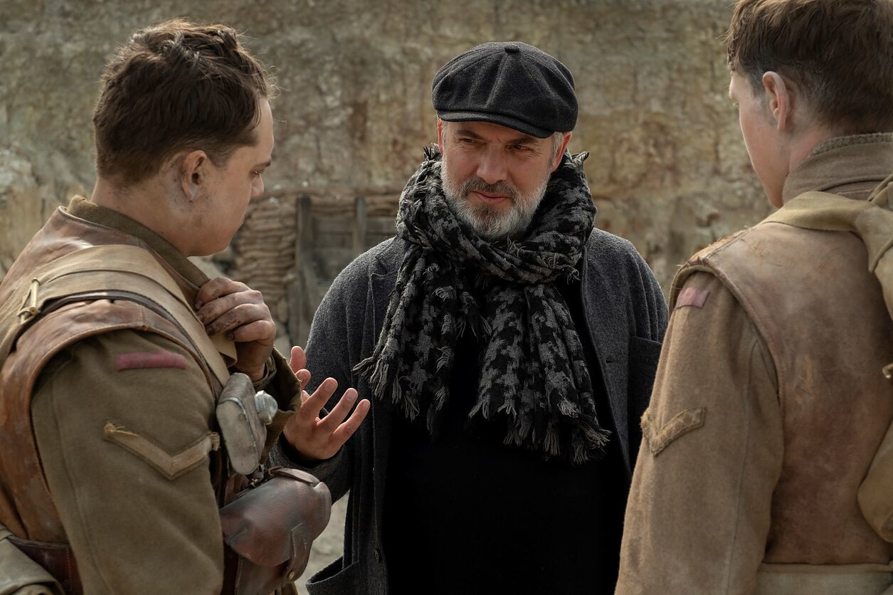 Kadrai iš „1917“ filmavimų Kadrai iš „1917“ filmavimų