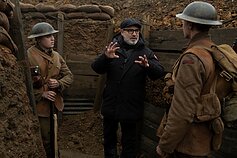 Kadrai iš „1917“ filmavimų Kadrai iš „1917“ filmavimų