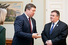 Linas Linkevičius, Raimundas Karoblis