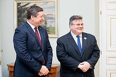 Linas Linkevičius, Raimundas Karoblis