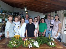 Advento vainiko dirbtuvės "Knygų namuose"