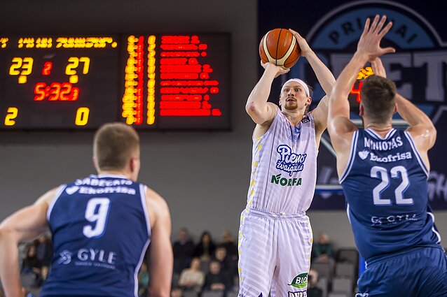 Sportas. Orai. Vienintelėse sekmadienio LKL rungtynėse lijo tritaškiais