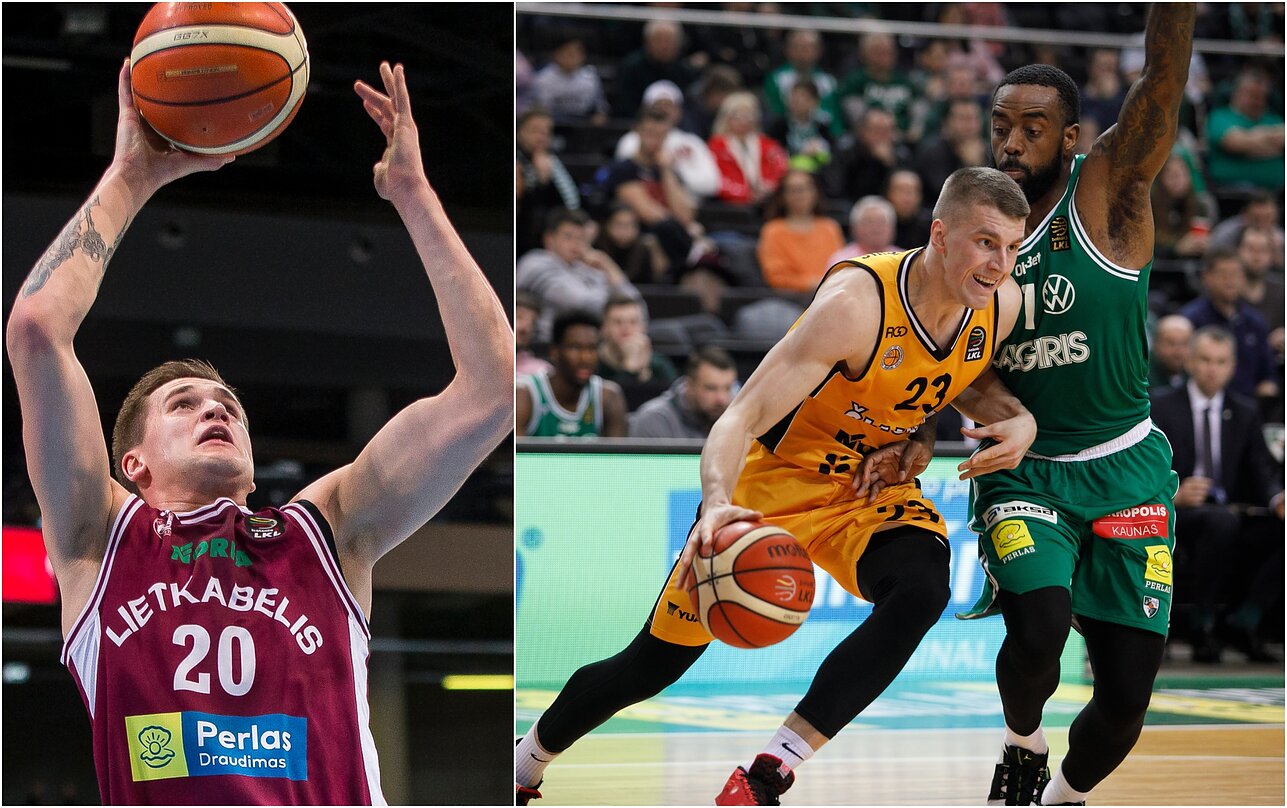 Margiris Normantas ir Justinas Furmanavičius su KC Riversu
