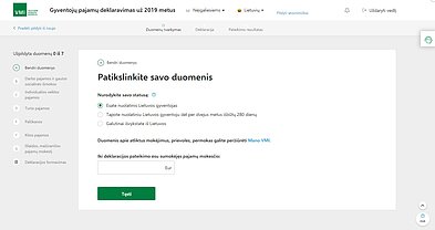 Deklaracijų pildymo vedlys