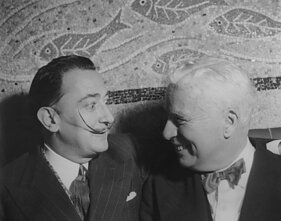 Salvadoras Dali ir Čarlis Čaplinas
