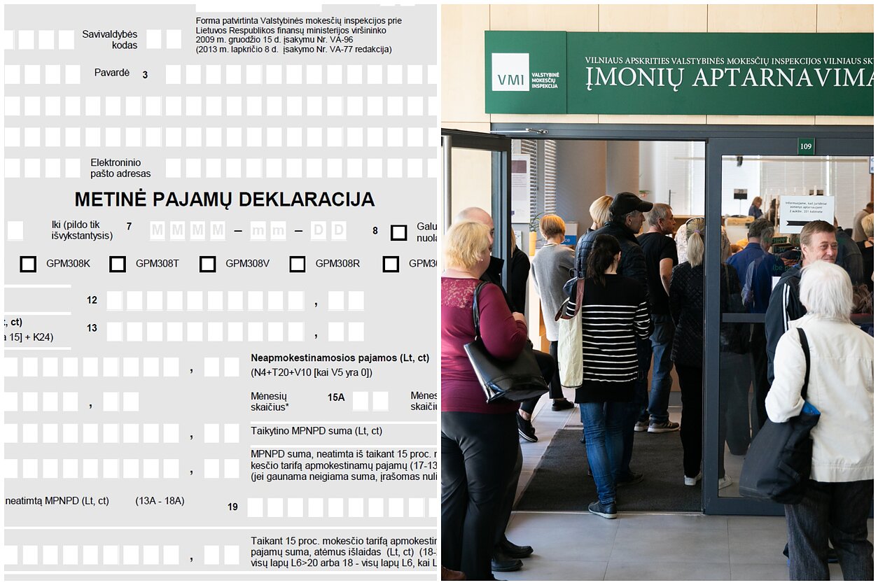 Deklaracijos forma, VMI