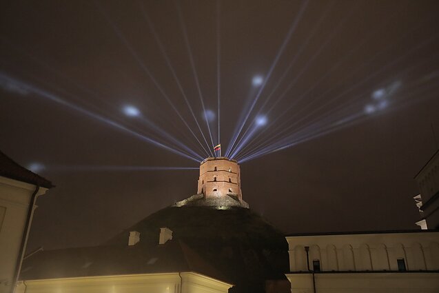 Kultūros diena. Praūžęs antrasis „Vilniaus šviesų festivalis“ kvietė neįprastoje šviesoje pamatyti ir rečiau aplankomas senamiesčio vietas