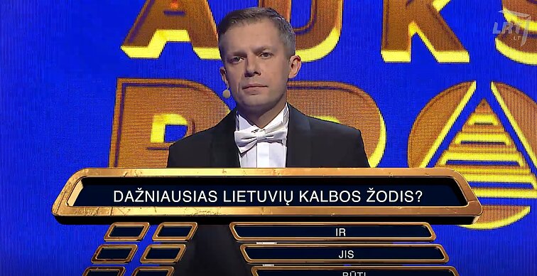 Auksinis protas. Koks dažniausiai vartojamas lietuvių kalbos žodis?