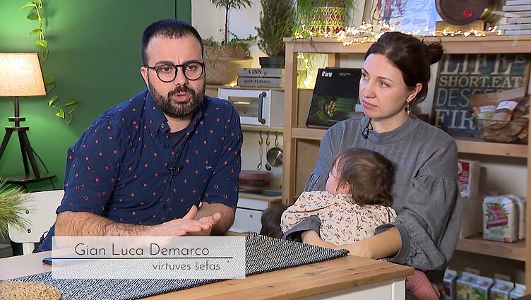 Šventadienio mintys. Gian Luka Demarko su šeima: negali slėpti, koks iš tikrųjų esi