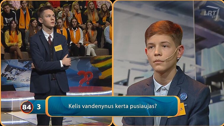 Lietuvos tūkstantmečio vaikai. Kelis vandenynus kerta pusiaujas?