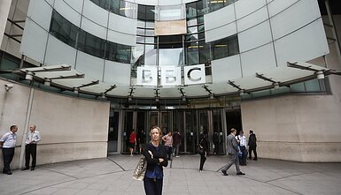 BBC offices in London.