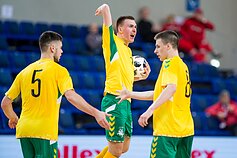 Lietuvos salės futbolininkai įveikė Turkiją