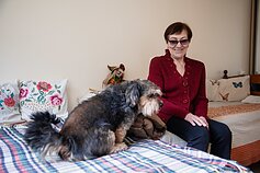 Algimantė Jurgelevič lives with her 17-year-old companion Lord Algimantė Jurgelevič lives with her 17-year-old companion Lord