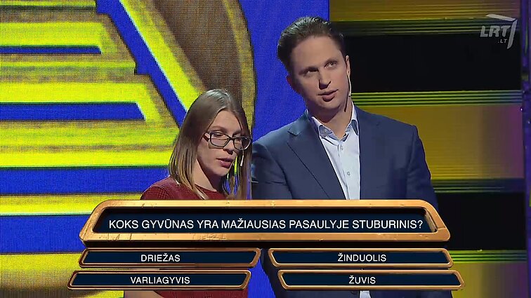 Auksinis protas. Koks gyvūnas yra mažiausias pasaulyje stuburinis?
