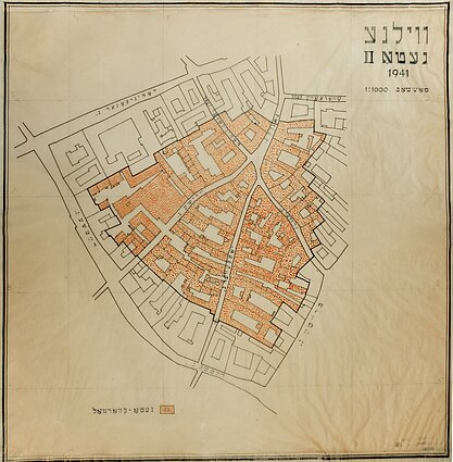 Mažojo geto planas, 1941 m. Mažojo geto planas, 1941 m.