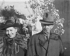 Jurgis Savickis su žmona Inge Prancūzijoje
