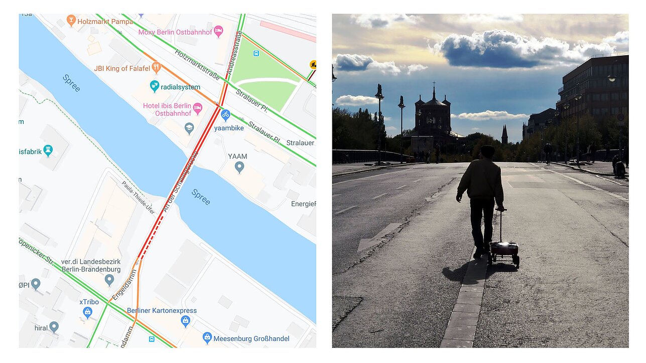 Simonas Weckertas apgavo „Google maps“ Simonas Weckertas apgavo „Google maps“