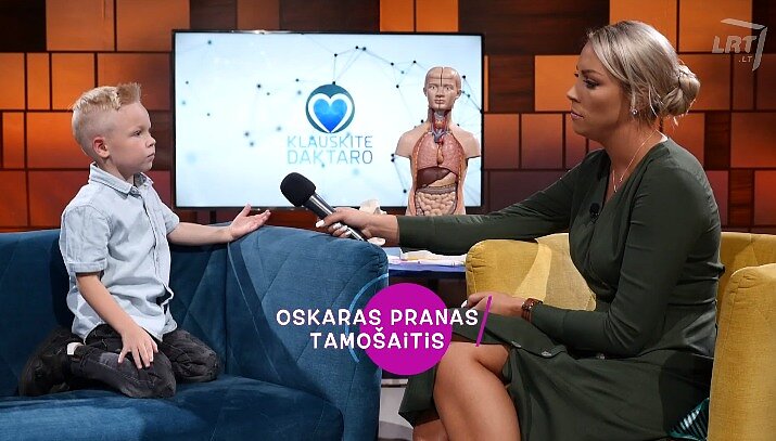 Kalba vaikai. Pranas Oskaras Tamošaitis pasakoja apie virškinimą: žarnos dirba kaip kirmėlės