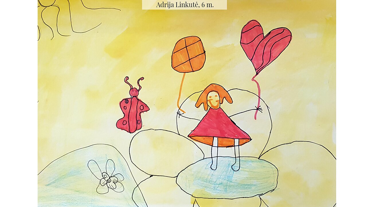 Adrijos Linkutės piešinys, Vakaro pasaka. „Kaip mes išgarsėjome“ I d.