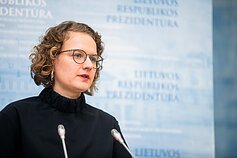 Laisvės partijos sąrašo lyderė, partijos pirmininkė Aušrinė Armonaitė