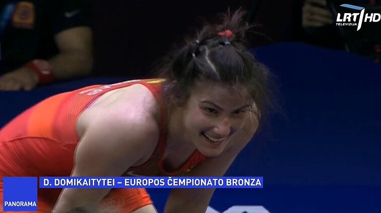 Sportas. Orai. Europos imtynių čempionate – Lietuvos vėliava: Domikaitytė iškovojo bronzos medalį