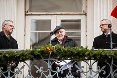 Vasario 16-osios minėjimas prie Signatarų namų