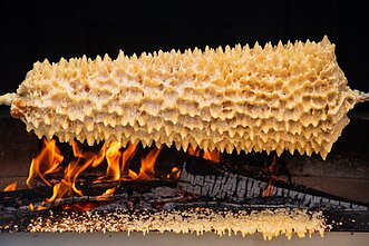 Šakotis. Kepimas