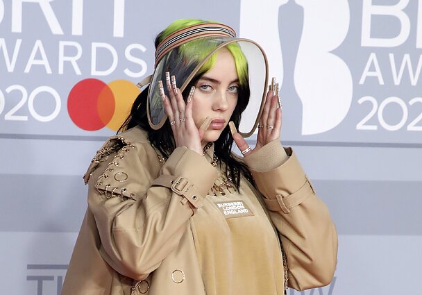 Dainininkė Billie Eilish Dainininkė Billie Eilish