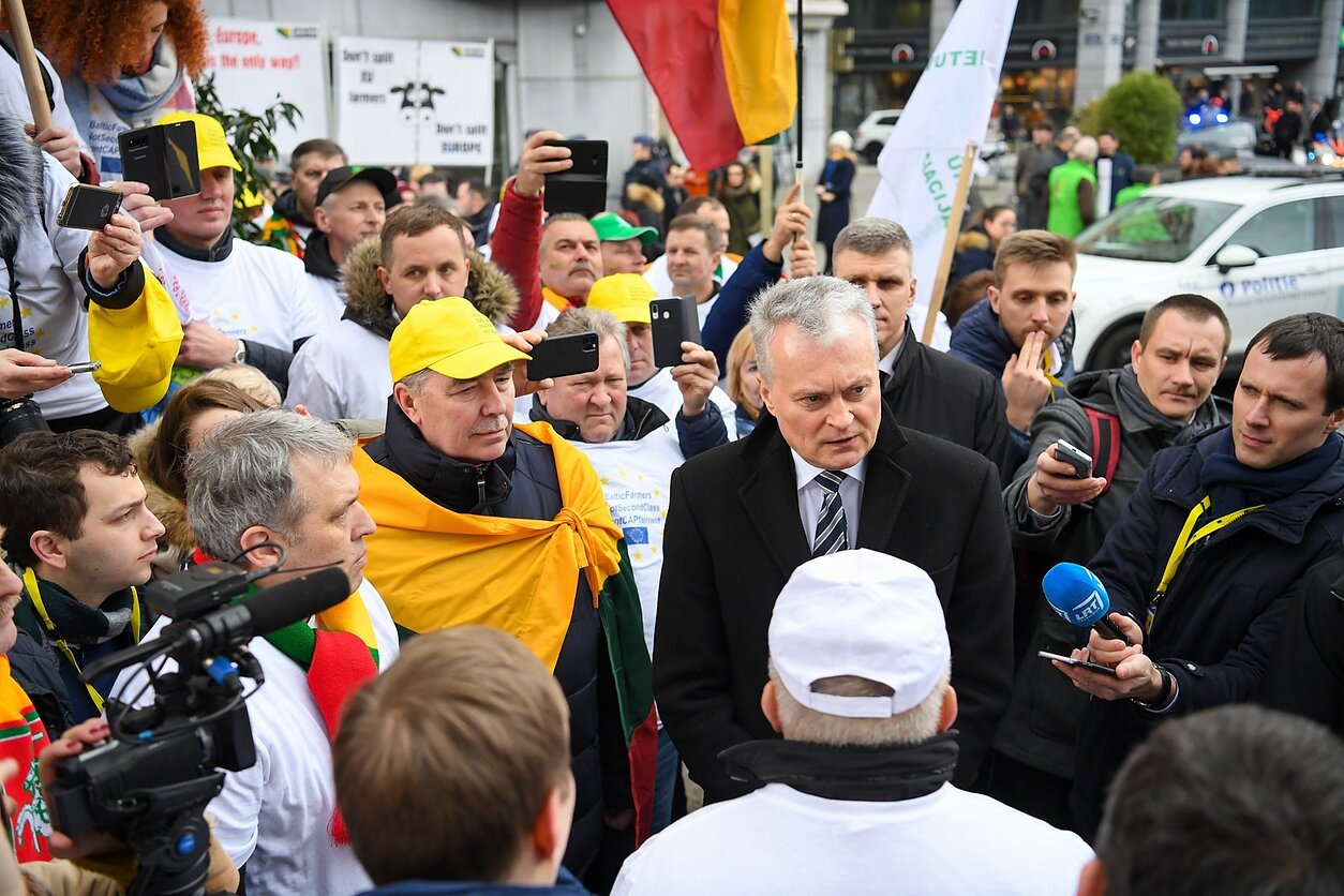 Gitanas Nausėda Briuselyje