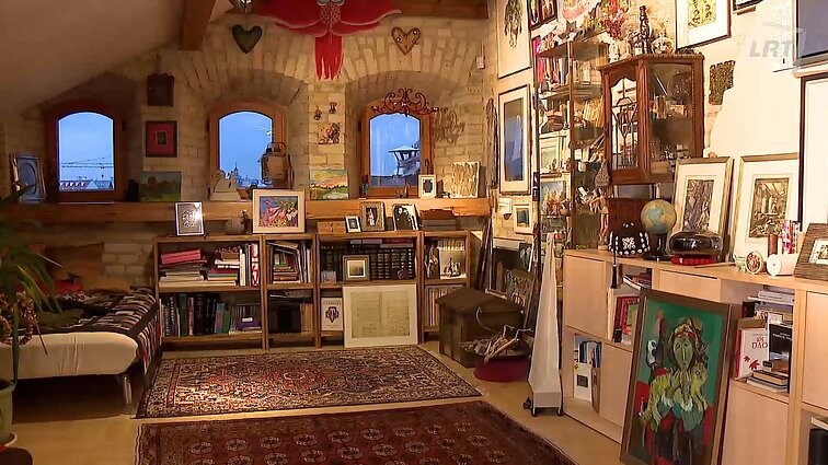 Namai it muziejus: meno kūriniais ir neįprastomis kompozicijomis menininkų pora pasakoja savo gyvenimo istoriją