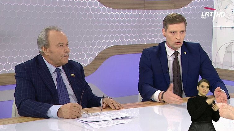 Dienos tema. Bronius Bradauskas apie nušautą stumbrę: o avarijose kiek žmonių žūsta? (su vertimu į gestų k.)