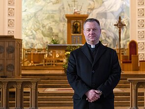 Kunigas Mindaugas Šlaustas 