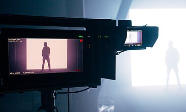 Aleknos vaizdo klipo filmavimo akimirka