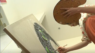 Tapytoja Julija Jankelaitytė grįžo į Lietuvą