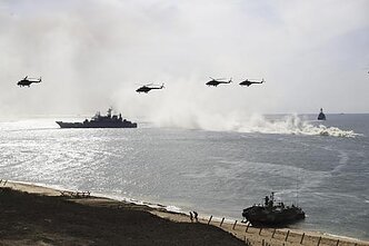 Учения российского флота в Крыму Учения российского флота в Крыму