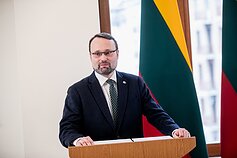 Vyriausybės premijų teikimas. Mindaugas Kvietkauskas 