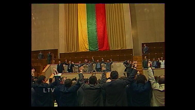 1990 metai, kovo 11-oji. Akto „Dėl Lietuvos nepriklausomos valstybės atstatymo“ priėmimas