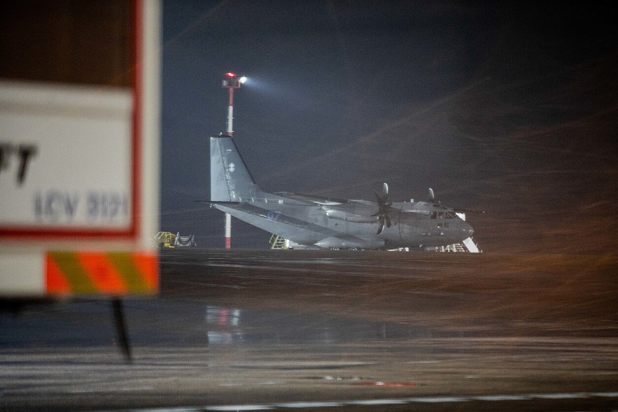 Lietuvos Karinių oro pajėgų lėktuvas „Spartan“ nusileido Vilniuje