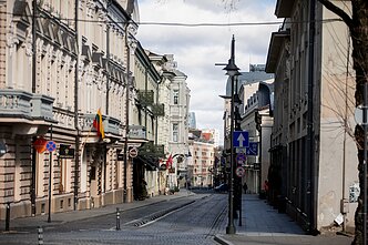 Vilnius under quarantine