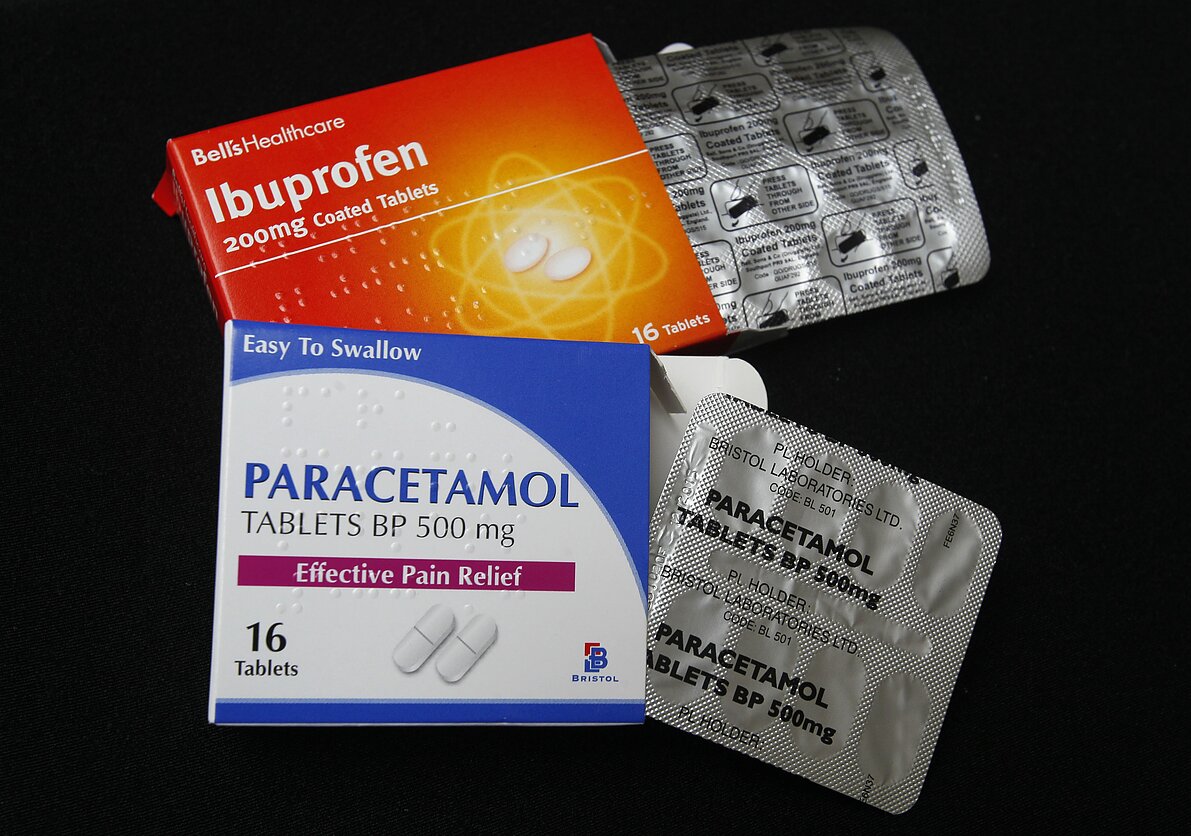 Ibuprofenas/paracetamolis
