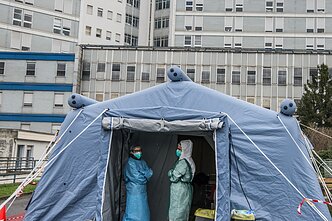 Koronaviruso prevencija Kremonos ligoninėje